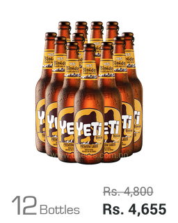 Yeti Blonde Premium Craft Lager 650ML x 12 Bottles