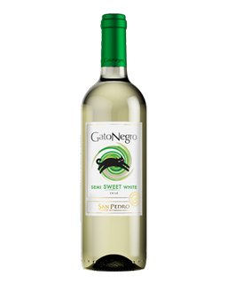 Gato Negro Semi Sweet White 750ML