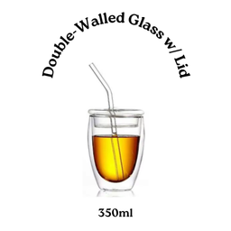 Double-Walled Glass w/ Lid