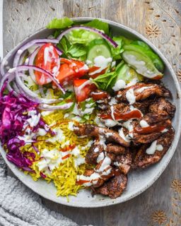 🌯 Shawarma Bowl (Served with a Free Drink)