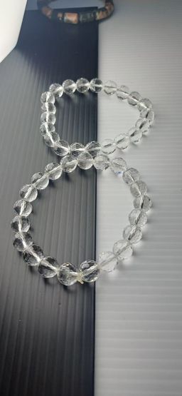 CLEAR QUARTZ FACETED 