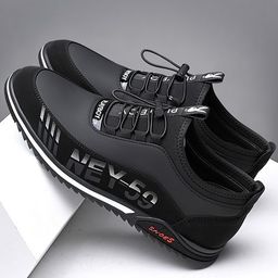 Chaussures Mocassins Pour Hommes- Noir