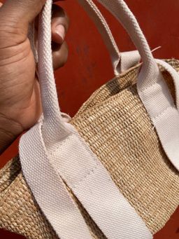 sac en paille bandoulière, à épaule