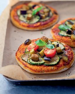 mini pizza vegetarienne