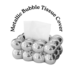 Metallic Bubble Tissue Cover
