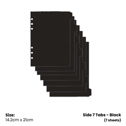 Side 7 Tabs - Black