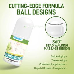 Sumifun Body Odor Remover Roll-On – Long-Lasting Freshness & Rose Fragrance