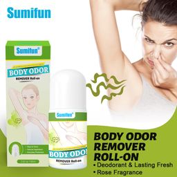 Sumifun Body Odor Remover Roll-On – Long-Lasting Freshness & Rose Fragrance