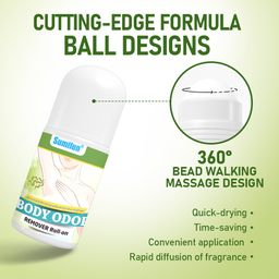 Sumifun Body Odor Remover Roll-On – Long-Lasting Freshness & Rose Fragrance