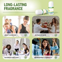 Sumifun Body Odor Remover Roll-On – Long-Lasting Freshness & Rose Fragrance