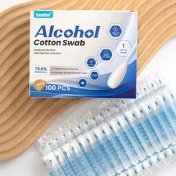 Sumifun Alcohol Cotton Swab – 75% Medical Alcohol Disinfection Solution