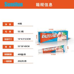 Sumifun Athlete’s Foot Cream – Powerful Anti-Fungal Treatment, Relieves Itching & Odor, Soothes Cracked Skin (20g x 2)