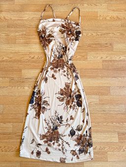 Maxi dress beige S/M