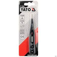 YATO DIGITAL VOLTAGE TESTER 12-250V LCD