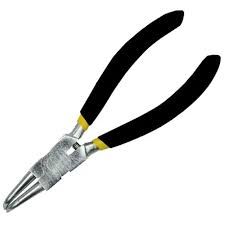 VOREL CIRCLIP PLIERS, EXTERNAL BENT 180MM