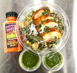 Chicken Salad Box (Indian Style) + Juice
