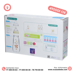 Coffret biberon Mam en verre lot de 3