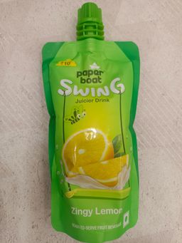 Paper Boat Swing Zingy Lemon 125ml Pouch 1 No.