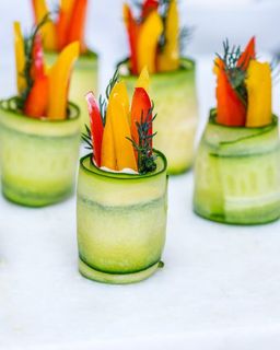 Hummus Cucumber Roll-Ups 