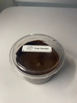 Dark chocolate dip sauce-ala carte
