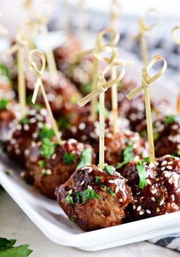 SWEET AND TANGY ASIAN MEATBALLS