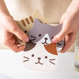 Cat Silicone Coaster
