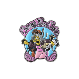 Crazy For Cats The Simpsons Pin