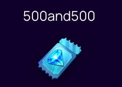 (500+500) =1,000 💎
