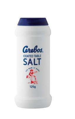 Cerebos Iodated Table Salt 125g