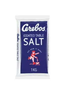 Cerebos Iodated Table Salt Pack 1kg