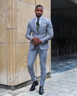 3pc Classic Grey suit