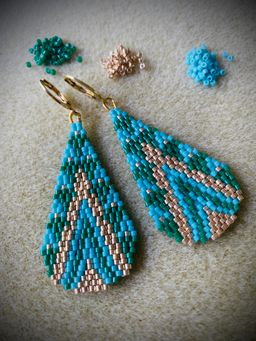 Peacock Earrings 