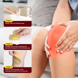 Sumifun Chinese Red Tiger Knee Pain Relief Patches (12 Pieces)