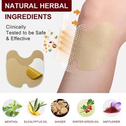 Sumifun Chinese Red Tiger Knee Pain Relief Patches (12 Pieces)