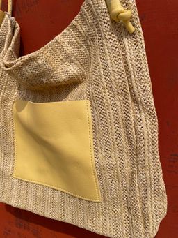 Tote bag raphia