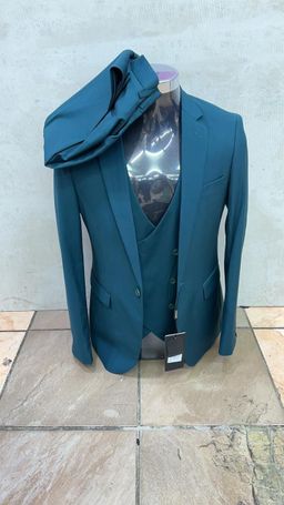 3pc Teal Men's suit 
