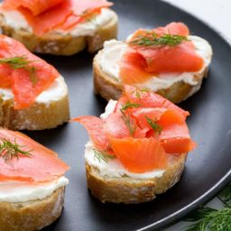 Smoked Salmon Tartlet