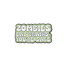 Zombies Eat Brains Pin