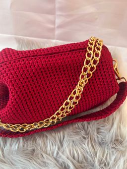 Crochet Clutch Bag.