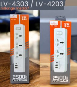 LV 4303 / 4203 (rallonge media7)