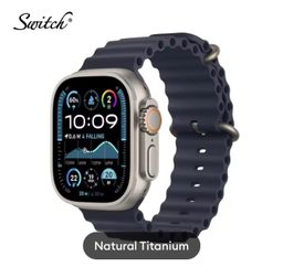 New Apple Watch Ultra 2 titanium case with ocean band (2024)