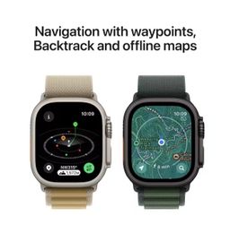 New Apple Watch Ultra 2 titanium case with ocean band (2024)