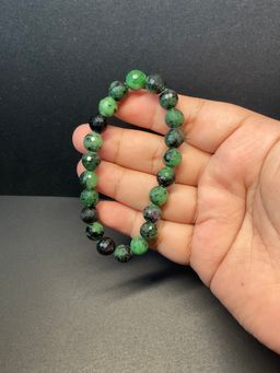 RUBY ZIOSITE FACETED 