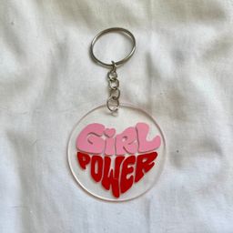 Girl Power Keychain