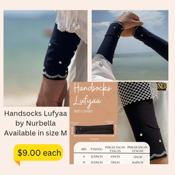 HANDSOCKS LUFYAA SIZE M | BLACK