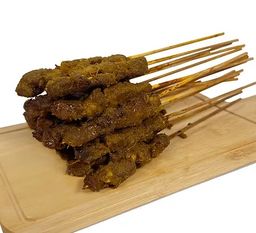 Homemade Beef Satay with Sauce