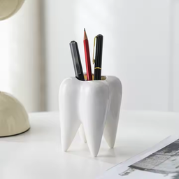 Tooth Ceramic Pen Holder