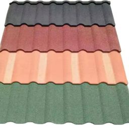 Tuiles de toiture en acier revêtues de pierre moderne 