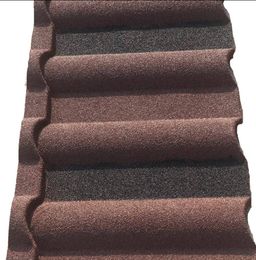 Tuiles de toiture en acier revêtues de pierre moderne 