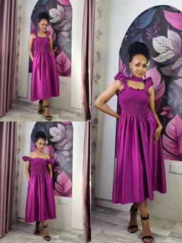 Aura Dress - Fuchsia